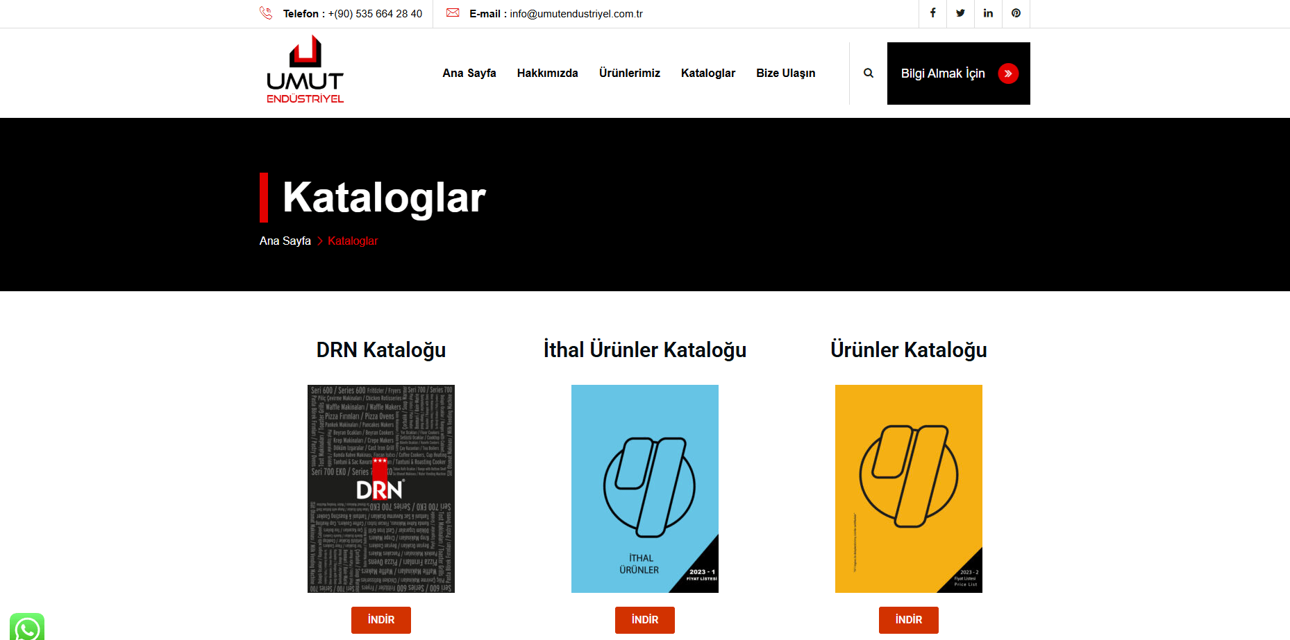 Umut Endüstriyel - Screenshot 1